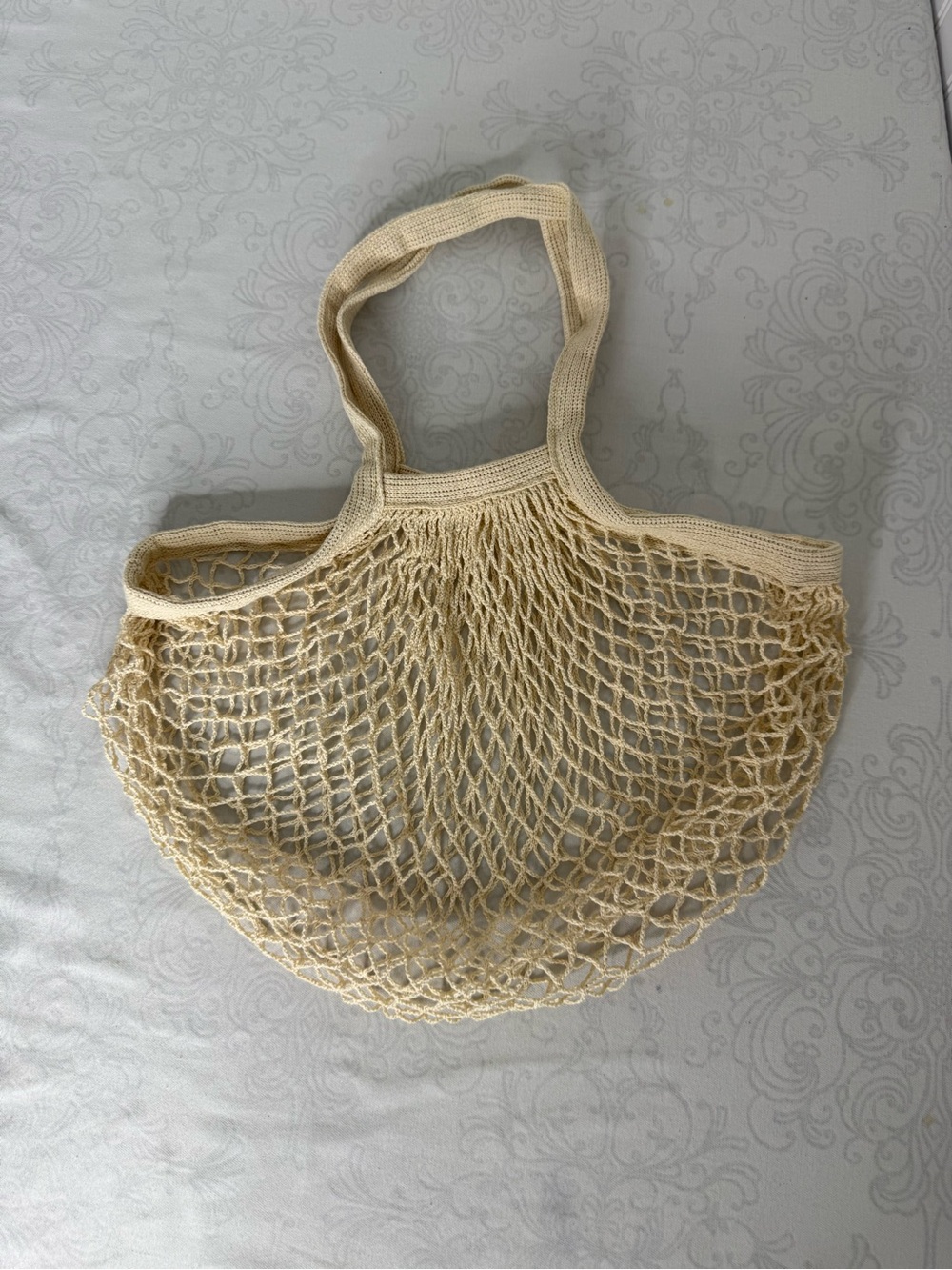 Kikkerland Mesh Cotton Small Market Bag